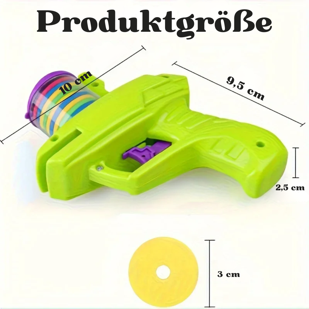 Interactive disc cannon for cats