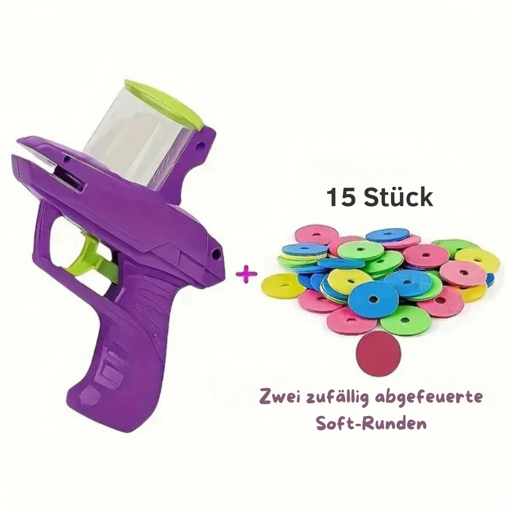 Interactive disc cannon for cats