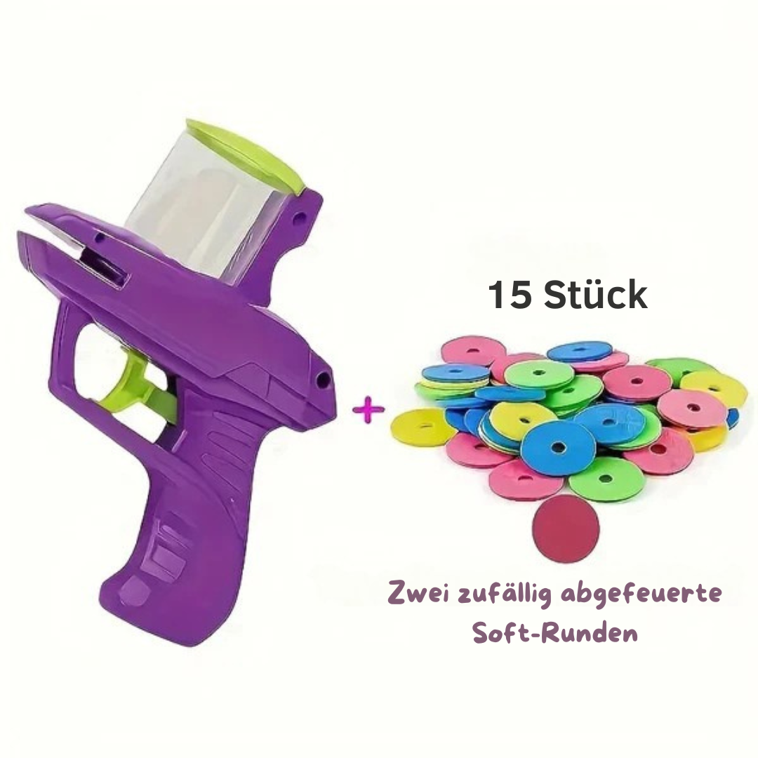Interactive disc cannon for cats