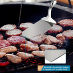 Stainless Steel Kitchen Spatula with Wooden Handle