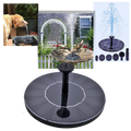 Floating solar water fountain