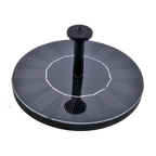 Floating solar water fountain