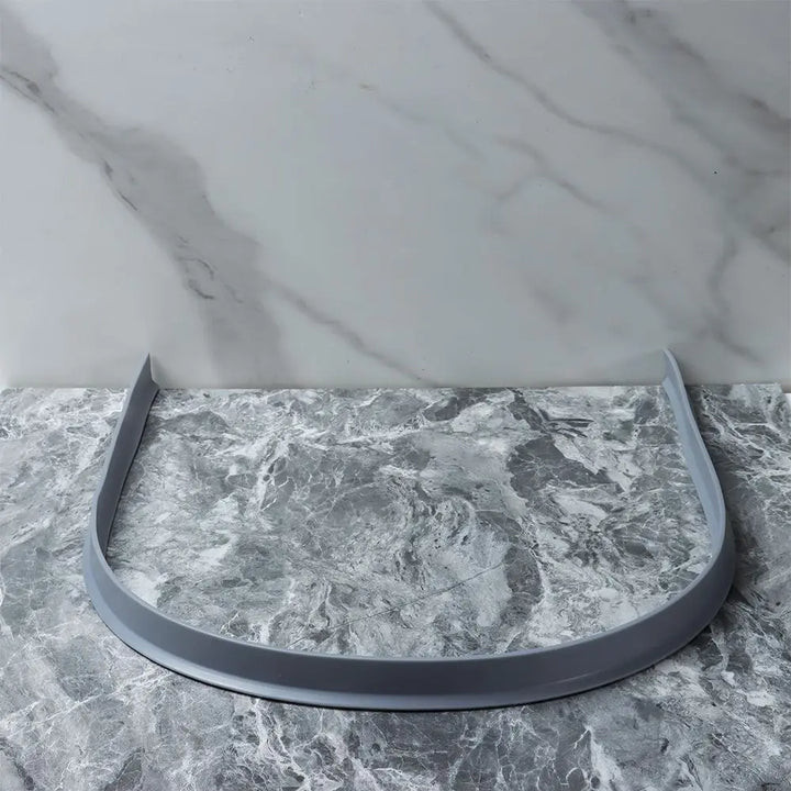 Water-repellent silicone barrier for showers