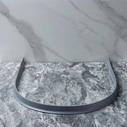 Water-repellent silicone barrier for showers