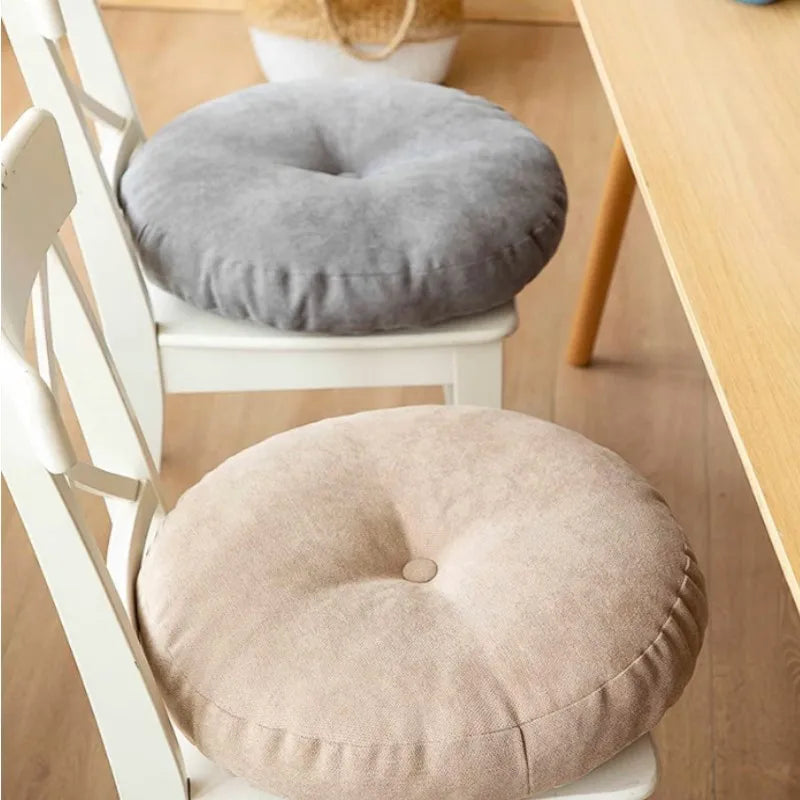 Round meditation and yoga cushion – Comfortable floor cushion for relaxation & comfort
