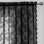 Floral Grace Sheer Curtains