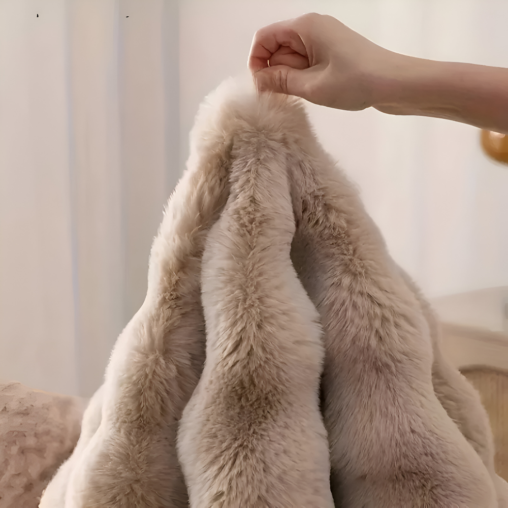 Round Soft Non-slip Doormat – Cozy Fleece Home Decoration