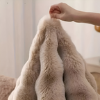 Round Soft Non-slip Doormat – Cozy Fleece Home Decoration