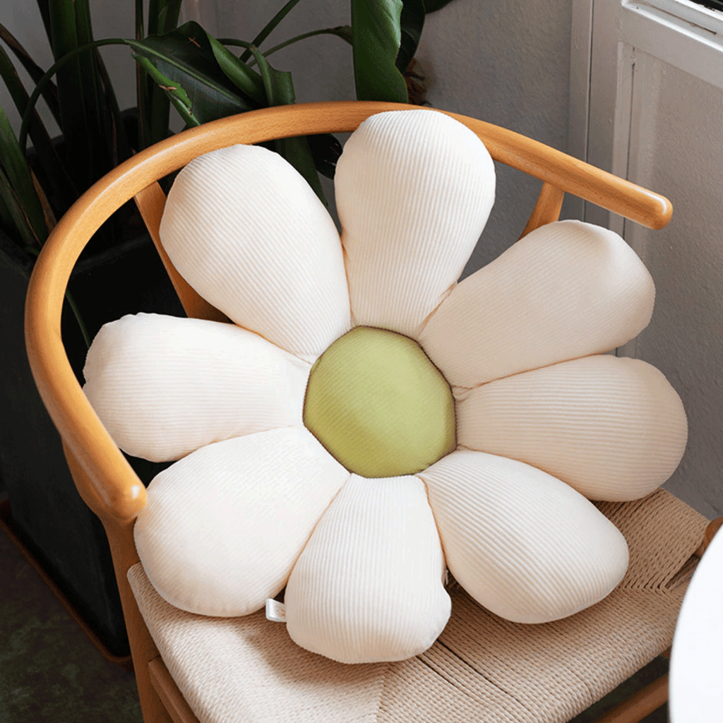 Fluffy Daisy Cushion