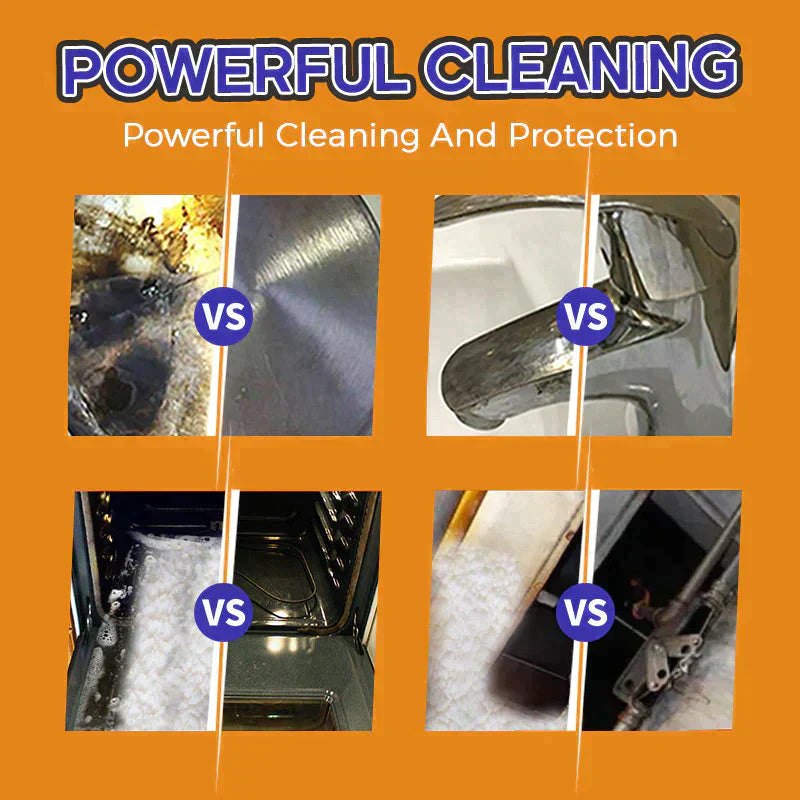 Foam cleaning agent for kitchen