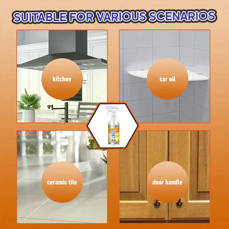 Foam cleaning agent for kitchen