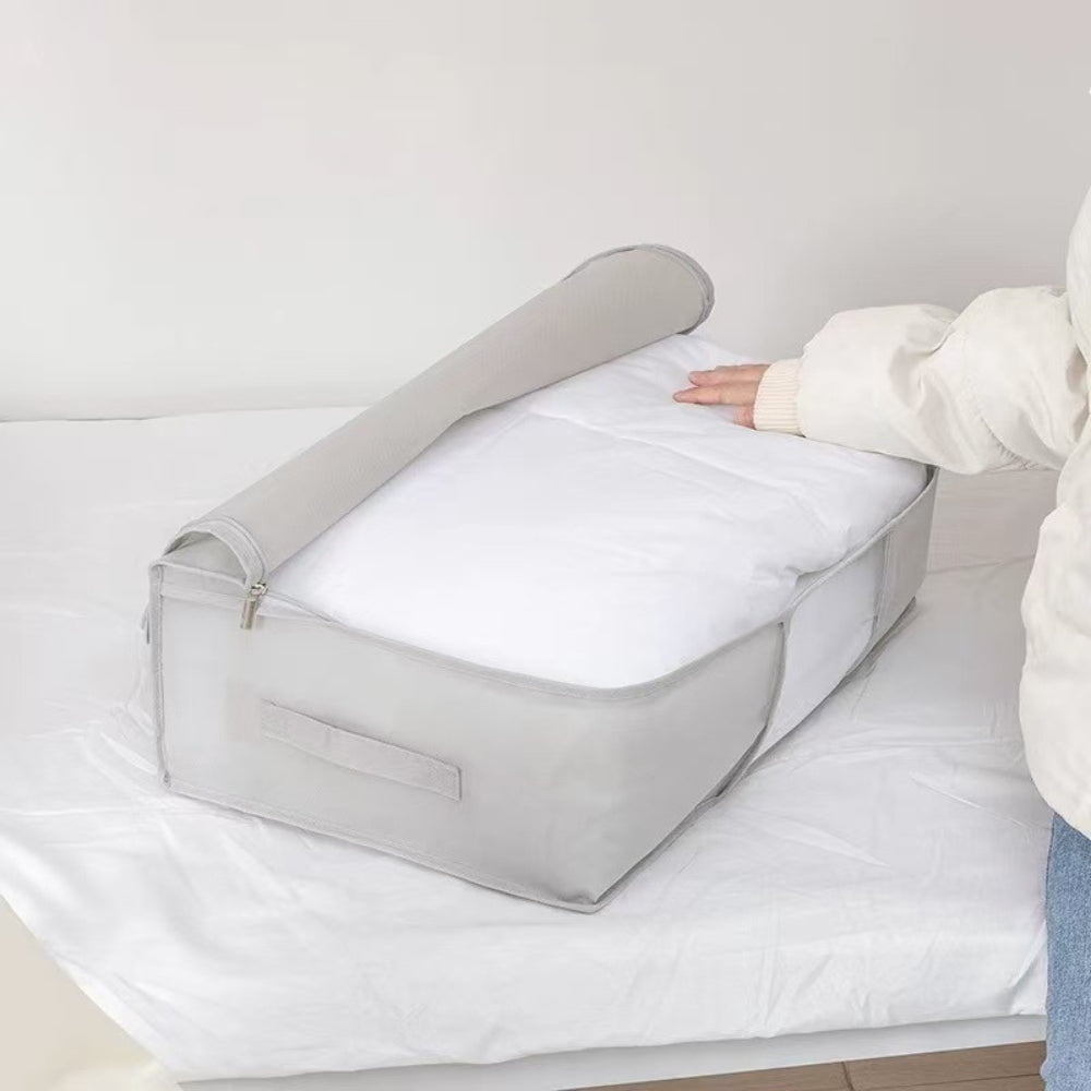 Foldable Zippered Cloth Storage Organizer
