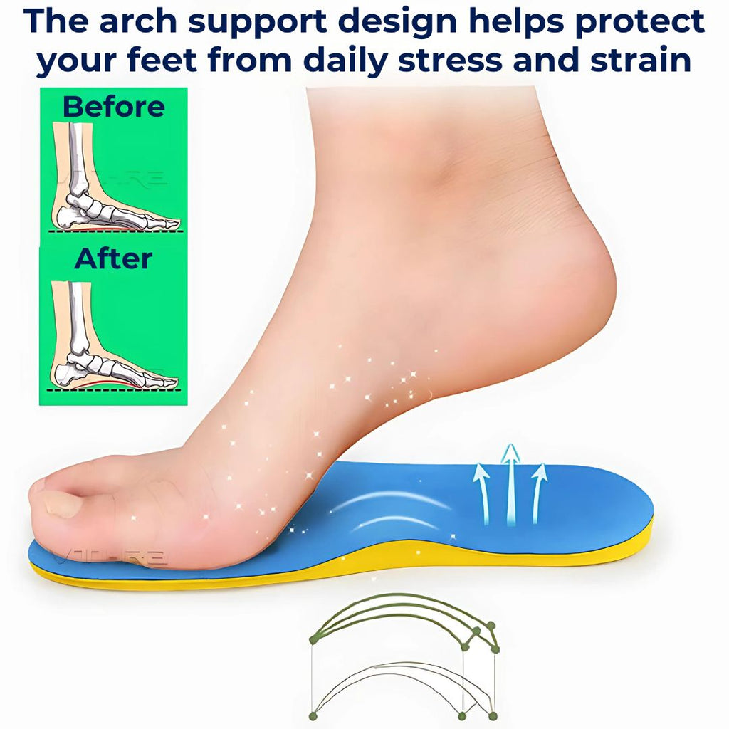 FootAlign Supination Insoles for Underpronation | Orthopedic Insoles - Foot Support - Daily Comfort