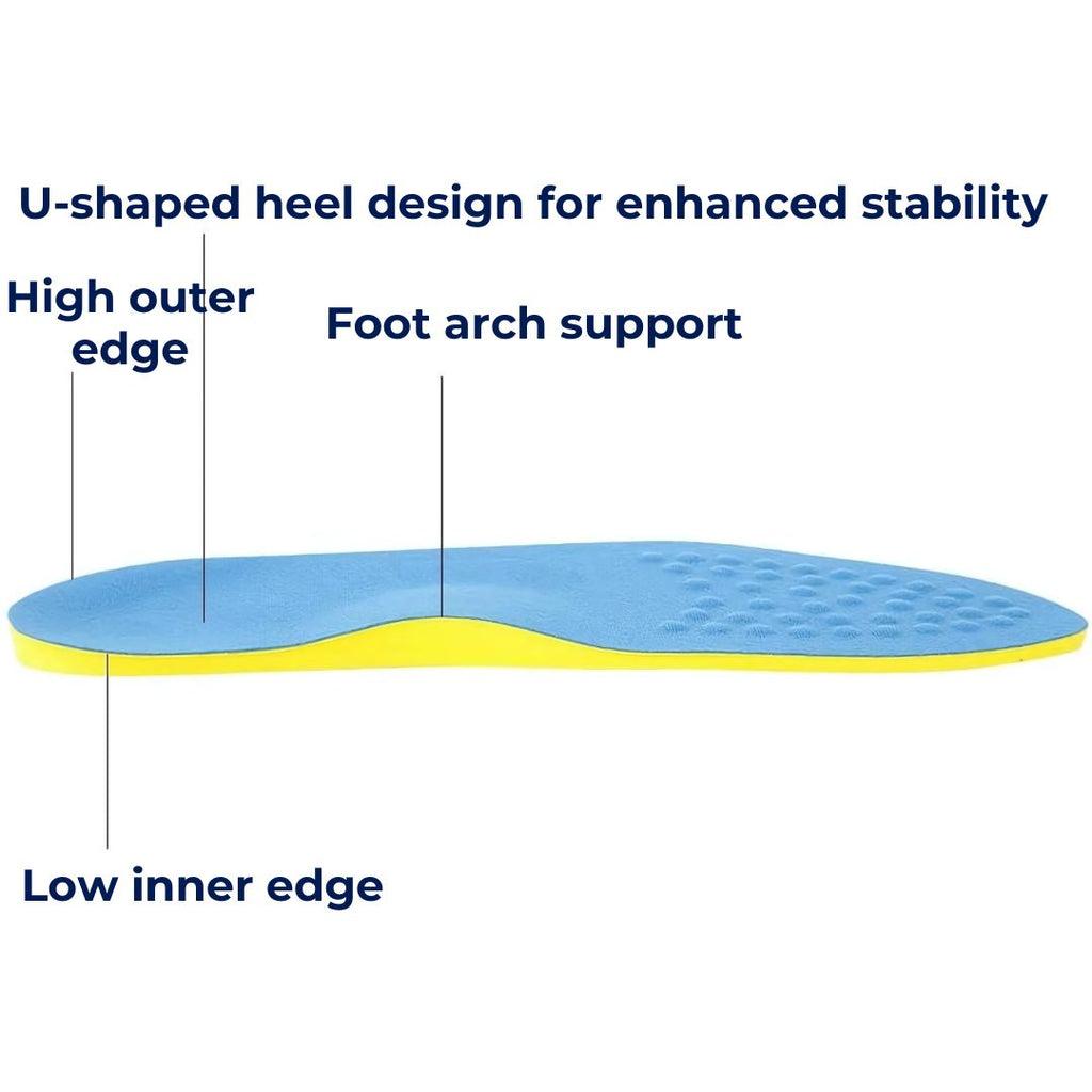 FootAlign Supination Insoles for Underpronation | Orthopedic Insoles - Foot Support - Daily Comfort