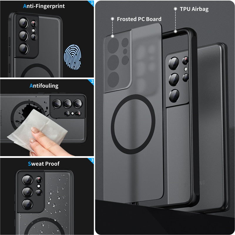 magnetic shockproof case for Samsung