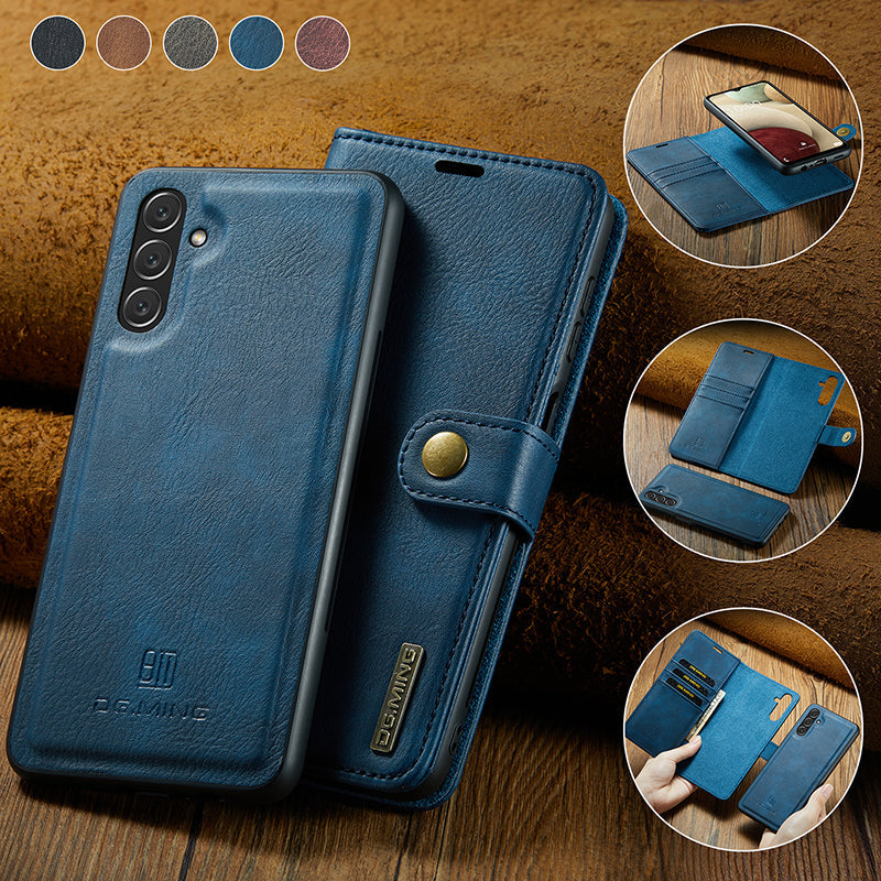 2 in 1 removable flip leather case for Samsung Galaxy