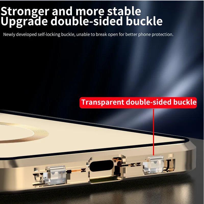 Full protection metal rim case for iPhone