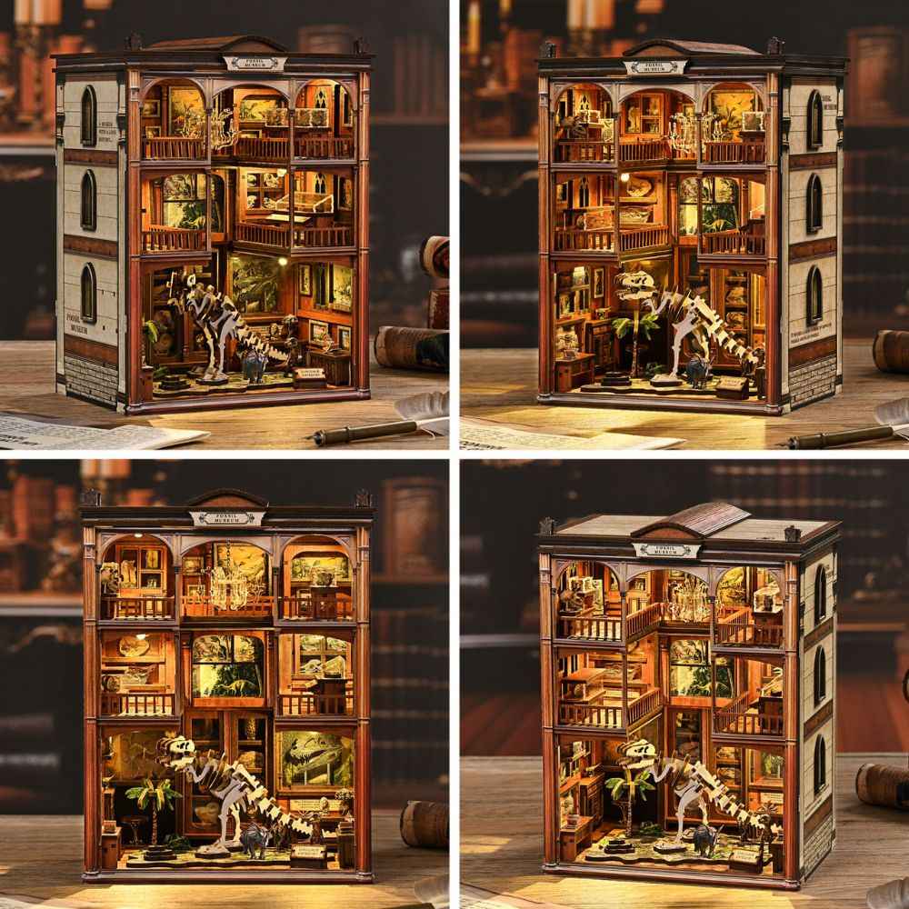 Fossil Museum DIY Book Nook Kit