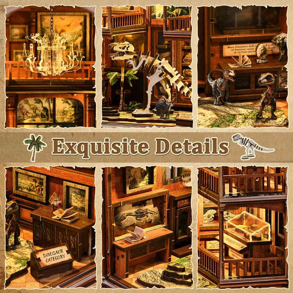 Fossil Museum DIY Book Nook Kit