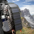 Top Rated Solar Power Charger Portable Battery Bank Charger for Mobile Cell Phone Backup