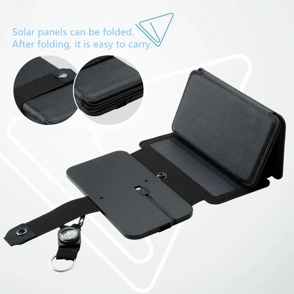 Top Rated Solar Power Charger Portable Battery Bank Charger for Mobile Cell Phone Backup