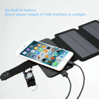 Top Rated Solar Power Charger Portable Battery Bank Charger for Mobile Cell Phone Backup