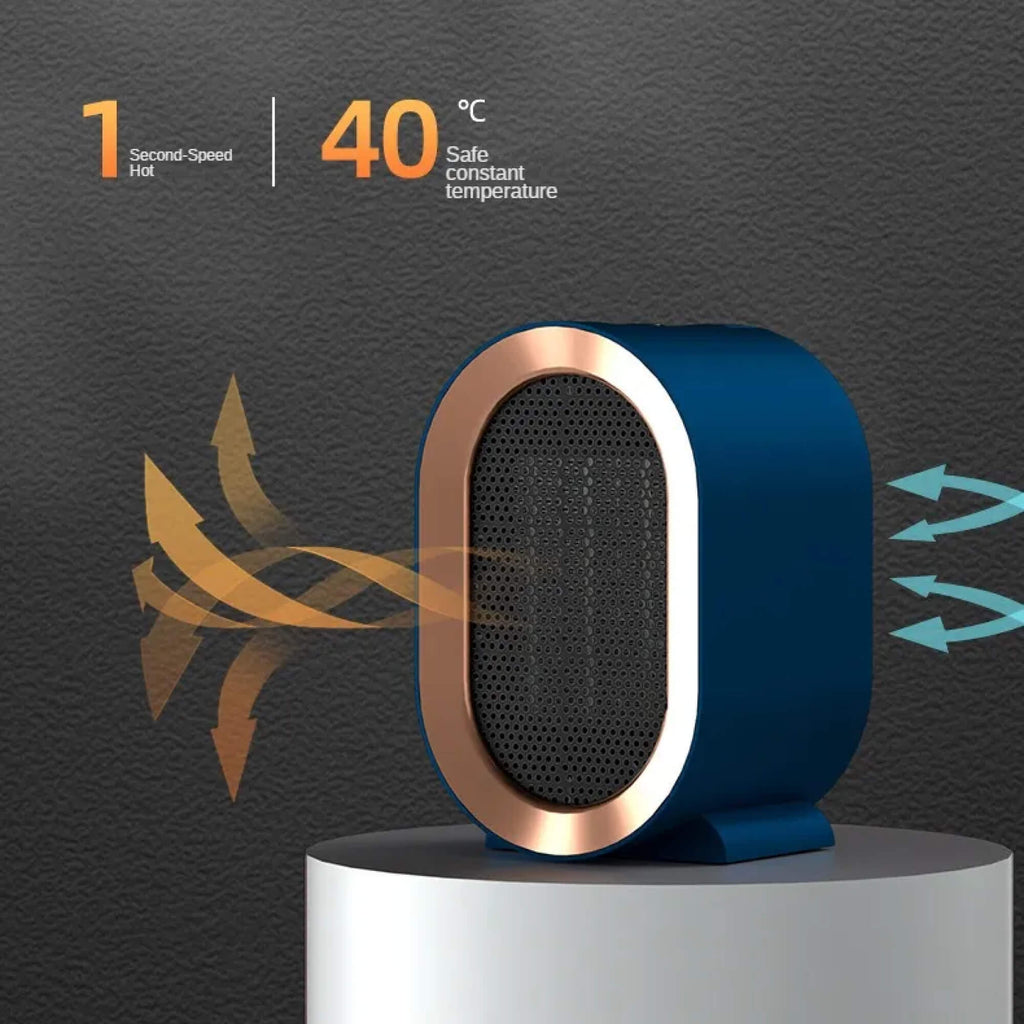 Small energy-efficient room electric heater portable low-energy energy saving