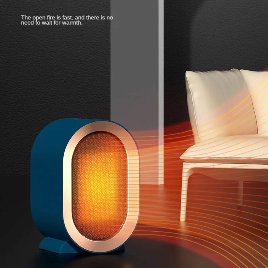Small energy-efficient room electric heater portable low-energy energy saving