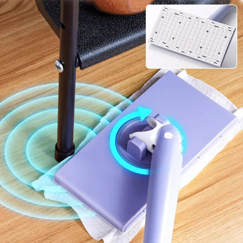 Hands-free cleaning mop