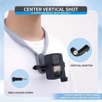 Hands-free U-shaped neck holder for POV and Vlog recordings