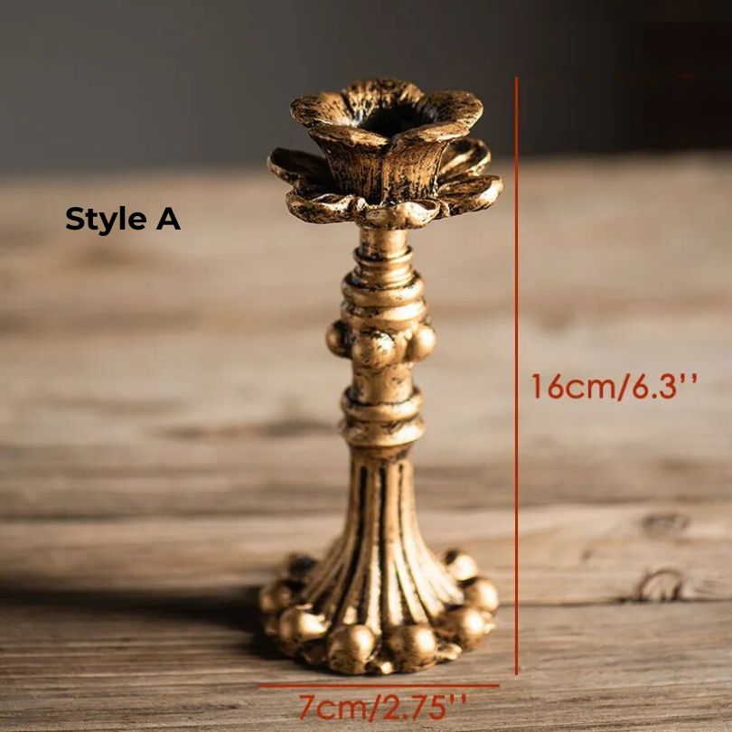 AuricGlow – Rustic Candle Holder with Elegant Luxury for a Timeless Look