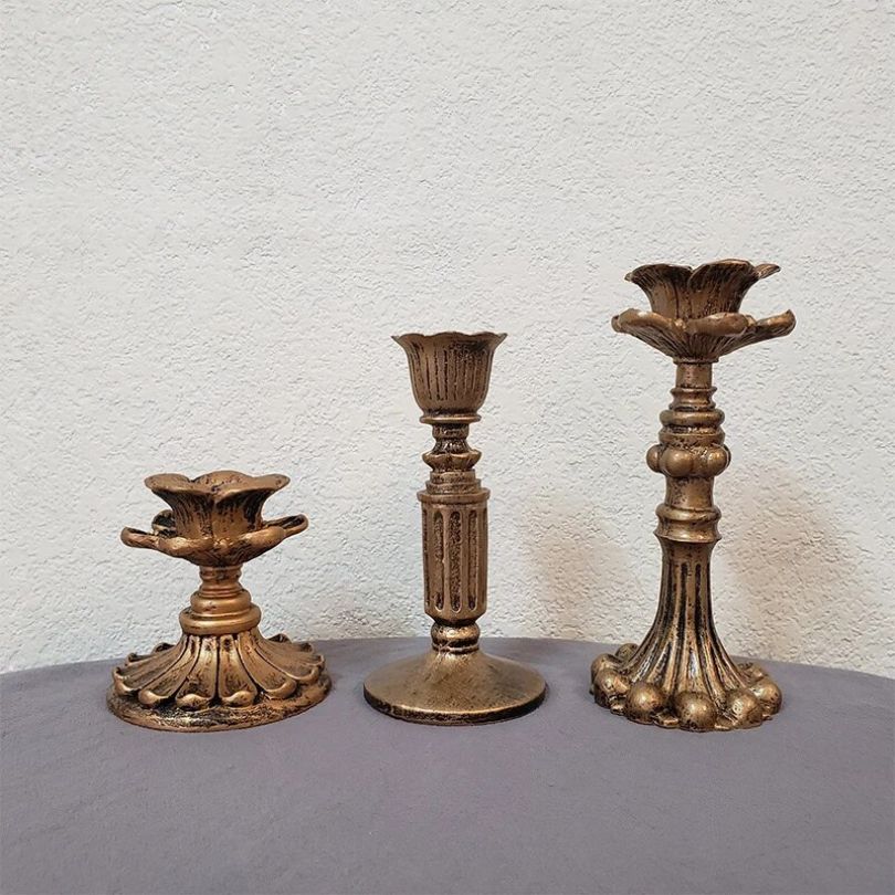 AuricGlow – Rustic Candle Holder with Elegant Luxury for a Timeless Look