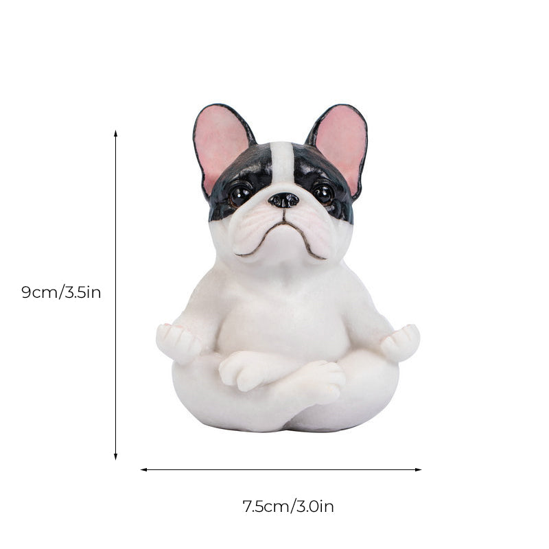 Yoga French Bulldog Ornament Decoration
