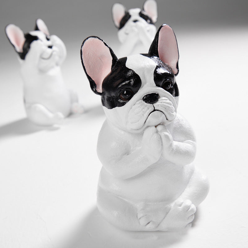 Yoga French Bulldog Ornament Decoration