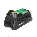 Waterproof bike saddle bag with touchscreen & mobile phone compartment