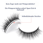 Reusable self-adhesive lashes for dramatic moments