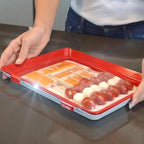 Fresh container with airtight closure – Stackable storage tray