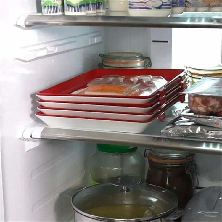 Fresh container with airtight closure – Stackable storage tray
