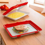 Fresh container with airtight closure – Stackable storage tray