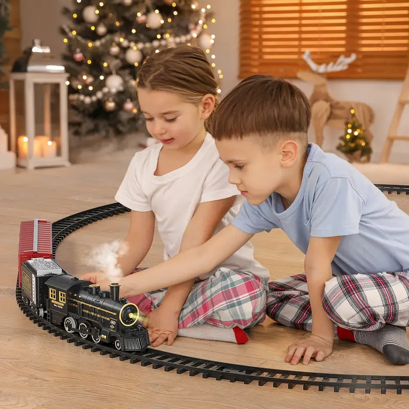 TrackMaster Pro - Battery-powered electric train set with realistic sounds