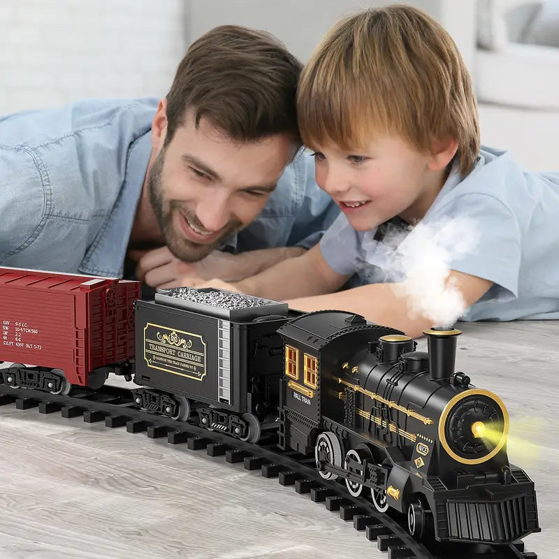 TrackMaster Pro - Battery-powered electric train set with realistic sounds