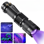LED UV FLASHLIGHT - ULTRAVIOLET INSPECTION LAMP FOR PET URINE STAINS AND STAIN DETECTION