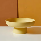 Fruity Elegance Retro Fruit Bowl – Leaf-Shaped Plastic Tray