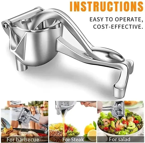 Fruit juice presses made of aluminum alloy for maximum juice extraction
