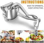 Fruit juice presses made of aluminum alloy for maximum juice extraction