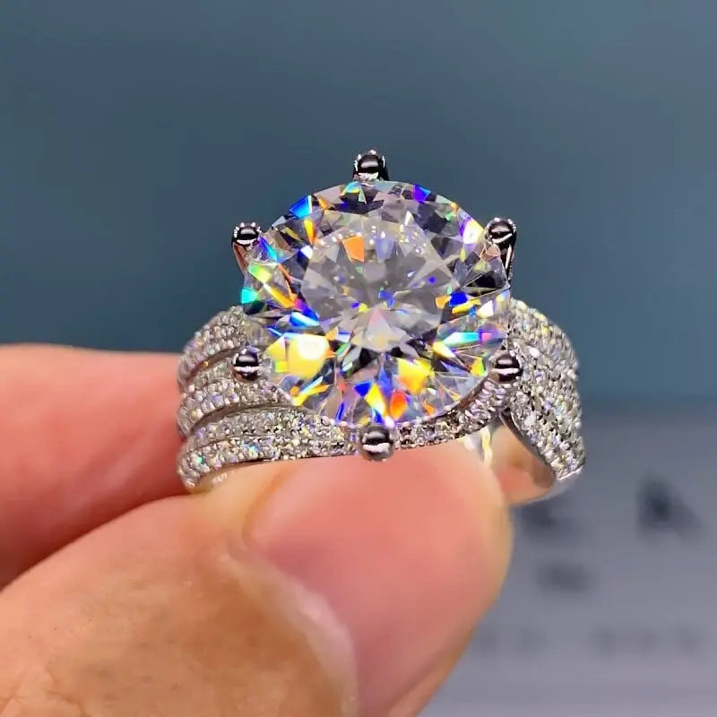 Sparkling 3-Carat Zirconia Ring – Glamorous Shine for Any Occasion