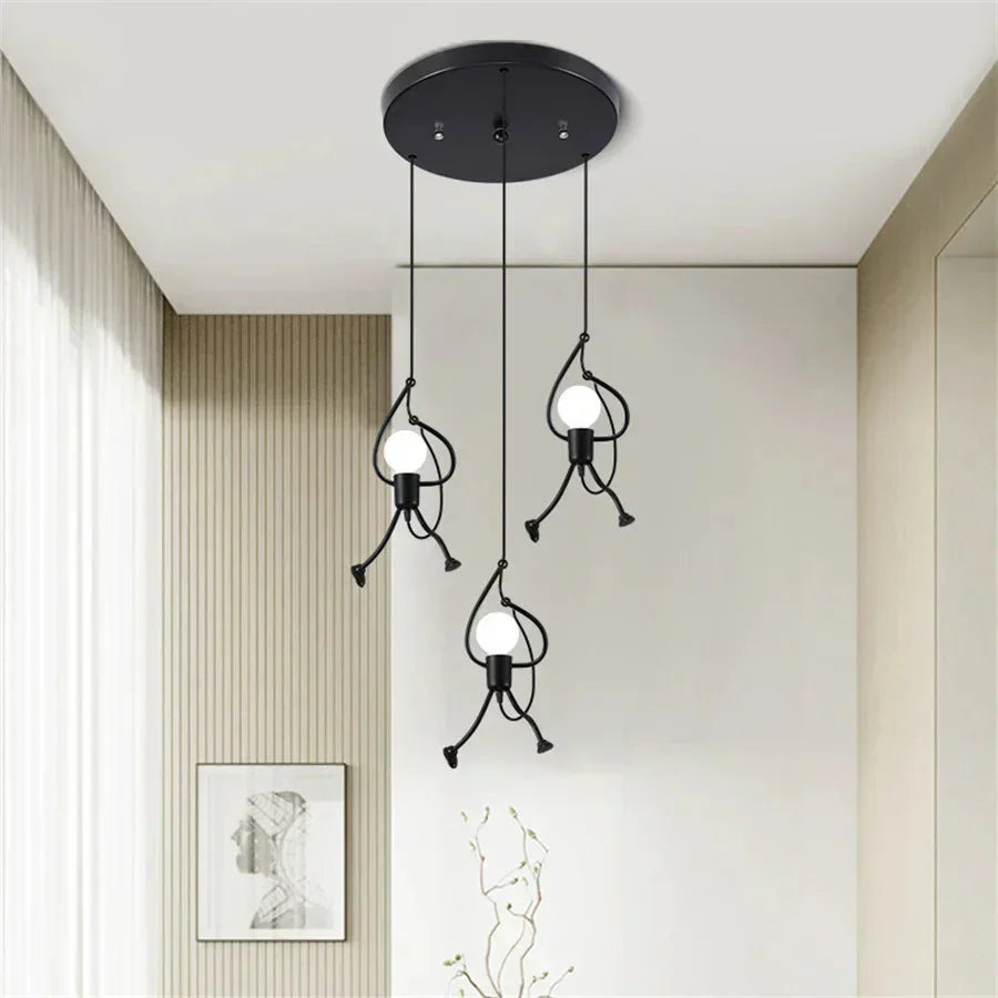 Designer wall lamp in industrial style for living room and office