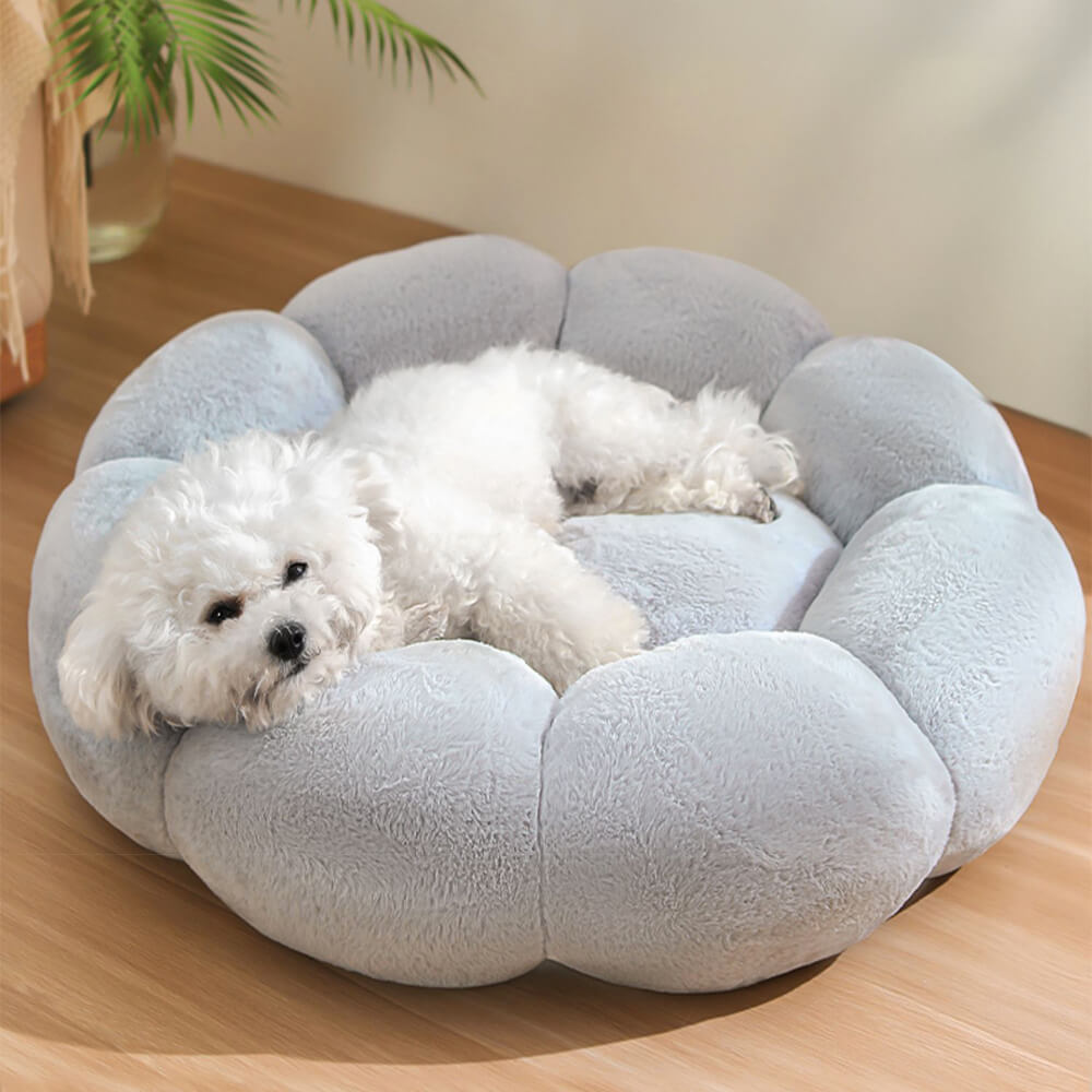 Flower Heat Full Support Washable Decoration Dog & Cat Bed