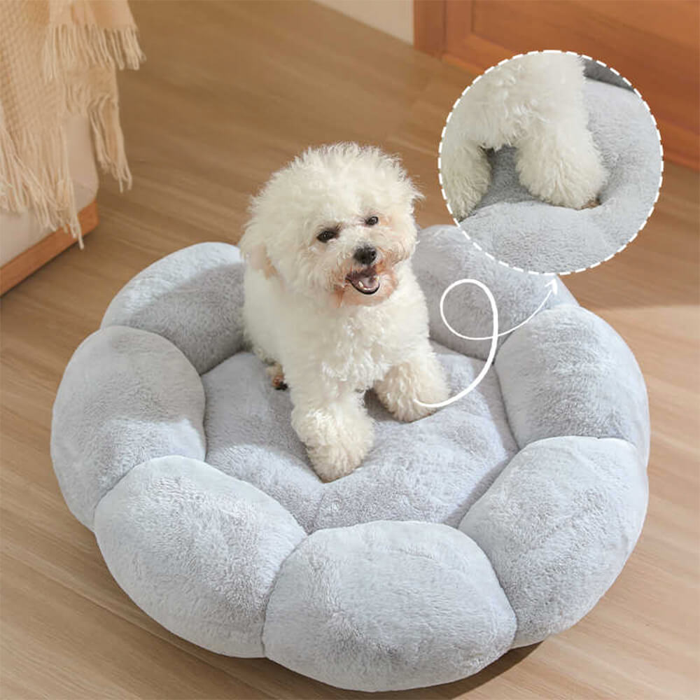 Flower Heat Full Support Washable Decoration Dog & Cat Bed