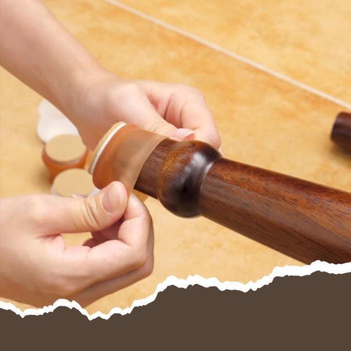 Upgraded Furniture Silicone Protection Covers Chair Leg Covers with Felt